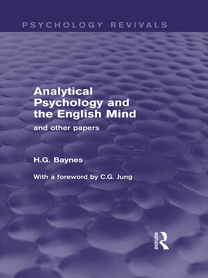 cover image of Analytical Psychology and the English Mind (Psychology Revivals)